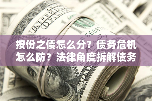 北京按份之债怎么分？债务危机怎么防？法律角度拆解债务分配与风险自保指南