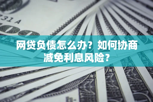 北京网贷负债怎么办？如何协商减免利息风险？