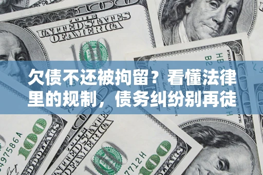 北京欠债不还被拘留？看懂法律里的规制，债务纠纷别再徒劳奔波