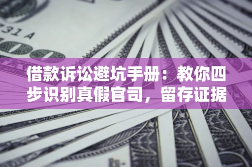 北京借款诉讼避坑手册：教你四步识别真假官司，留存证据不踩雷