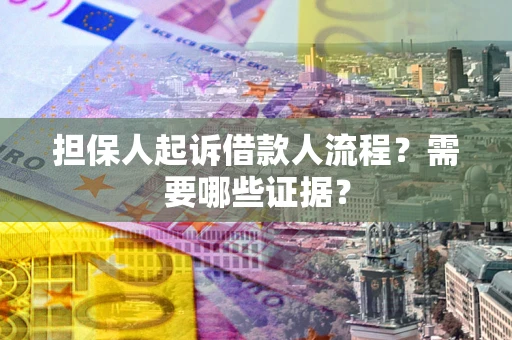 北京担保人起诉借款人流程？需要哪些证据？