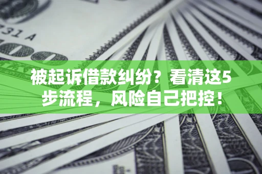 北京被起诉借款纠纷？看清这5步流程，风险自己把控！