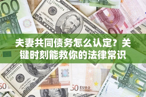 北京夫妻共同债务怎么认定？关键时刻能救你的法律常识