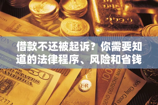 北京借款不还被起诉？你需要知道的法律程序、风险和省钱技巧